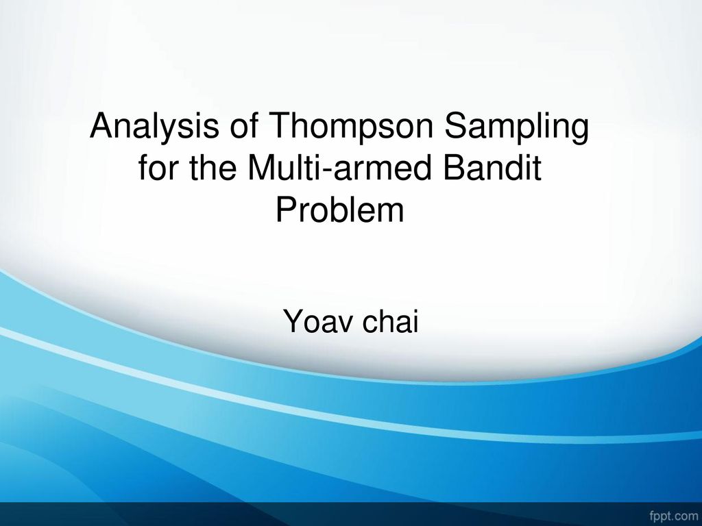 The Multi-Armed Bandit Problem-Explained