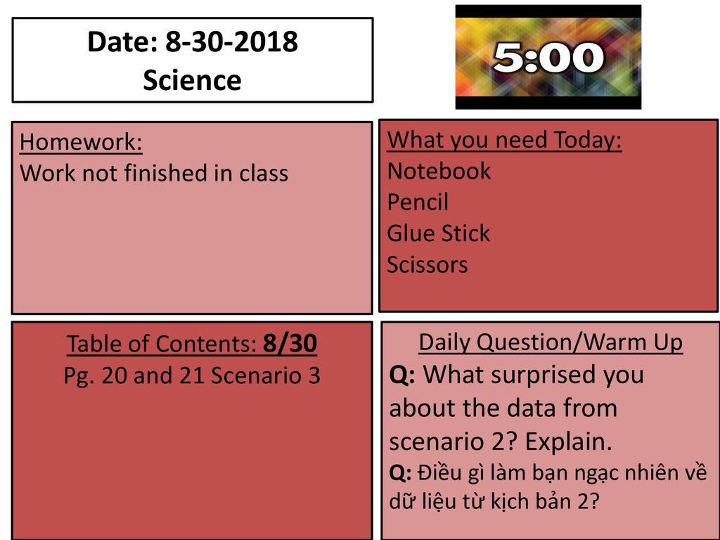 Daily Question Warm Up Ppt Download