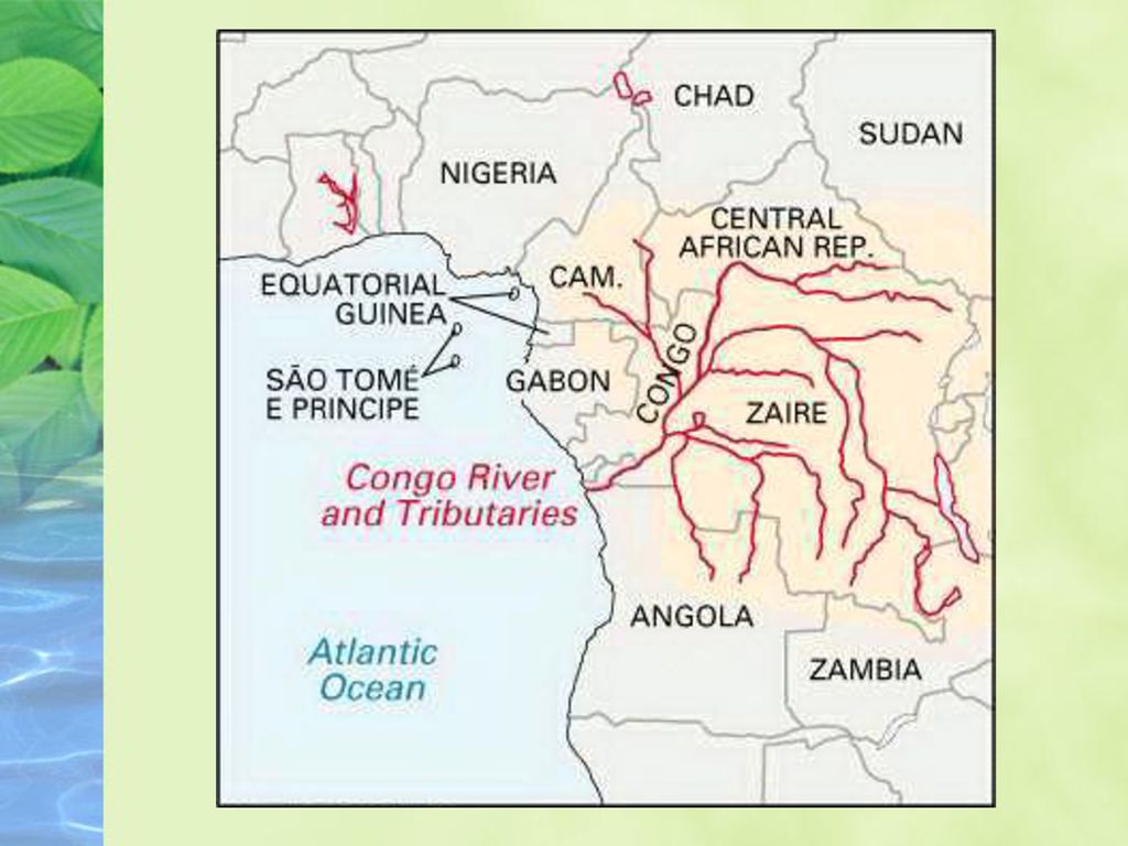 Направление реки конго. Исток реки Конго на карте. Бассейн реки Конго. Река Конго Заир на карте.