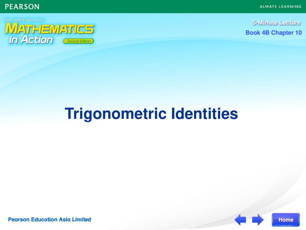 Trigonometric Identities - ppt download