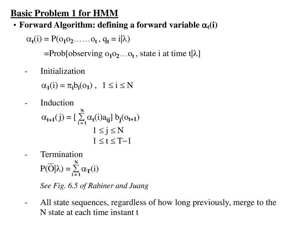 4 0 More About Hidden Markov Models Ppt Download