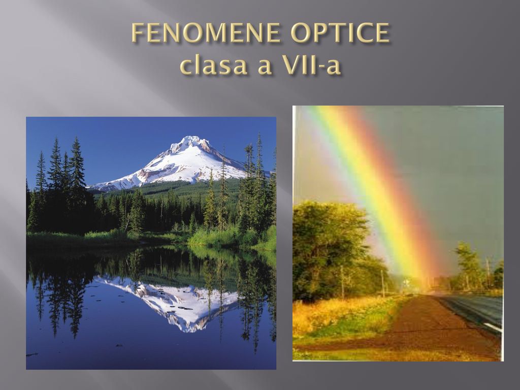 FENOMENE OPTICE clasa a VII-a - ppt download