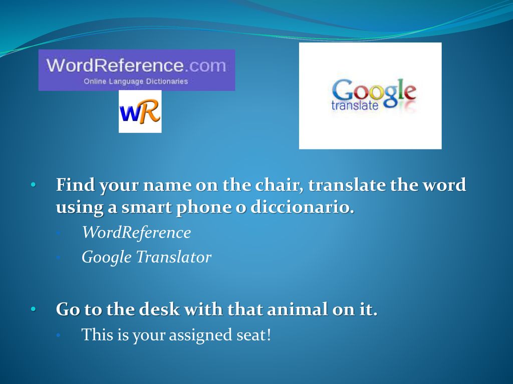 Go to the desk with that animal on it. - ppt download