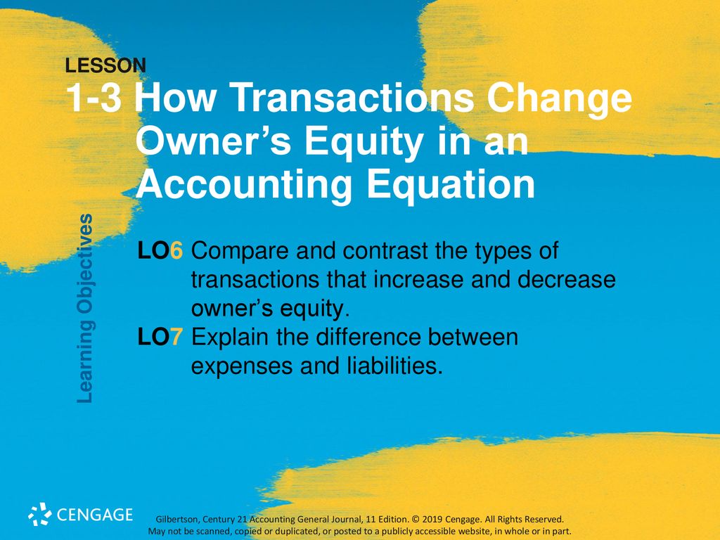 Lo7 Explain The Difference Between Expenses And Liabilities Ppt Download