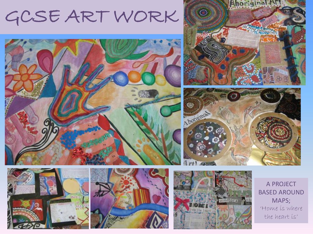 Gcse Art Work A Project Based Around Maps Ppt Download