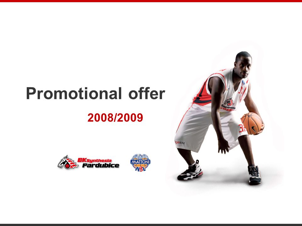 Promotional offer 2008/2009. BASKETBALL PARDUBICE more than 50 years of  tradition. - ppt download