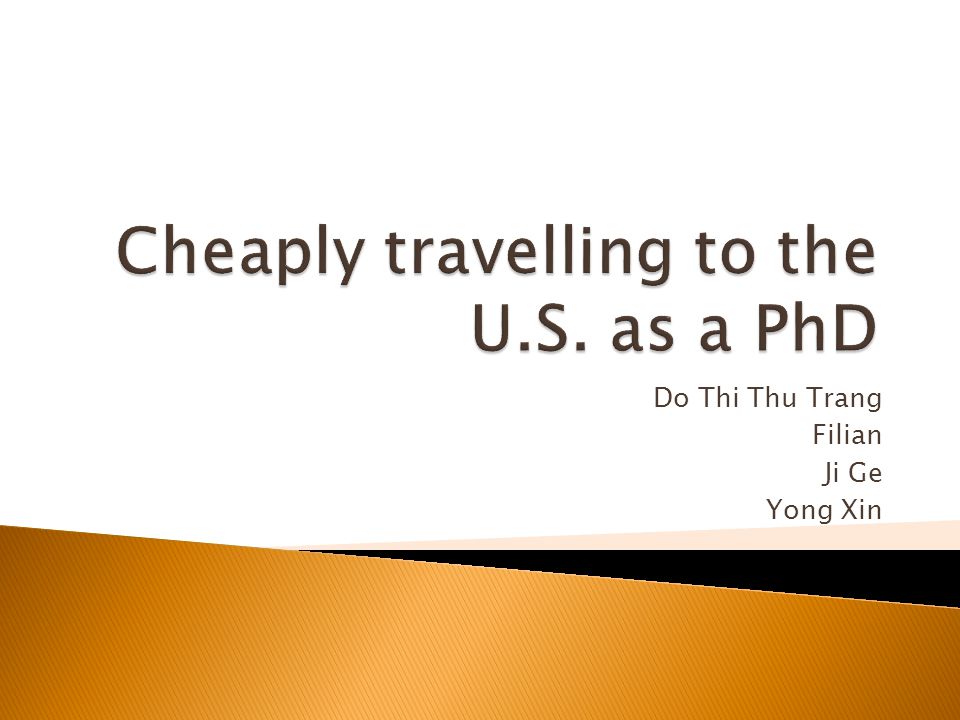 Do Thi Thu Trang Filian Ji Ge Yong Xin. Difficulties: Visa application Very  expensive cost (~ $10.000) Do you want to travel to the USA? Attend  conference. - ppt download