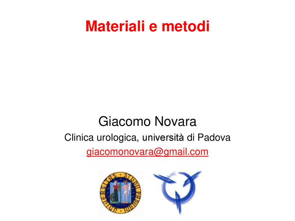 Clinica urologica, università di Padova - ppt download