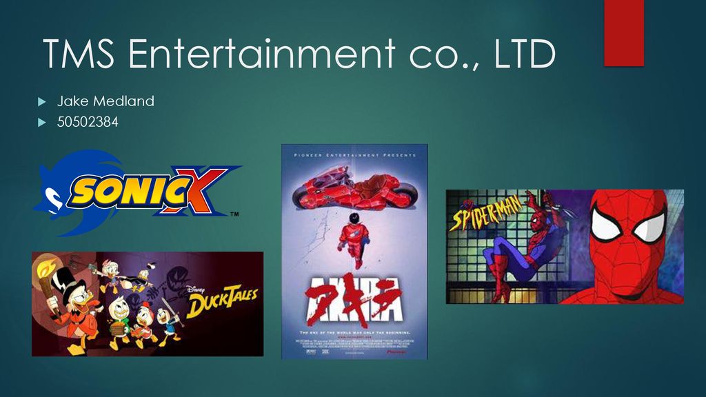 TMS Entertainment co., LTD - ppt download