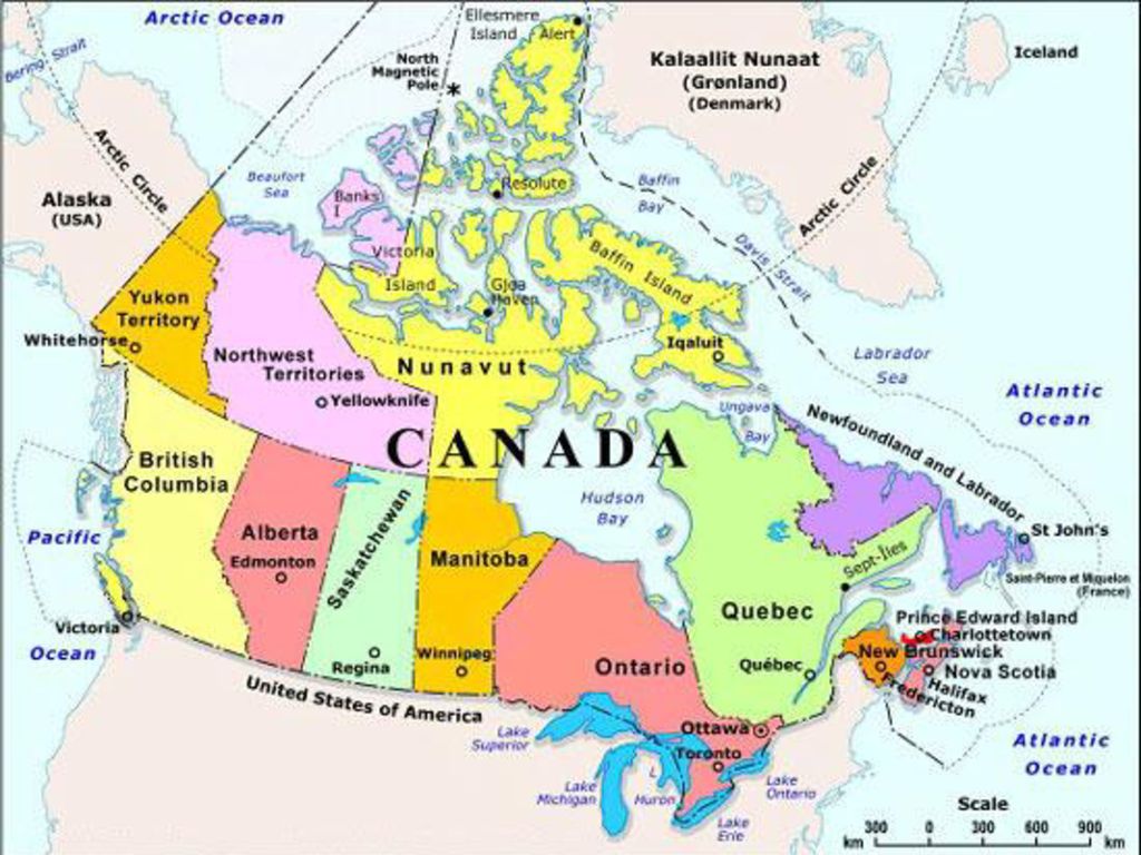 Canada the second largest country