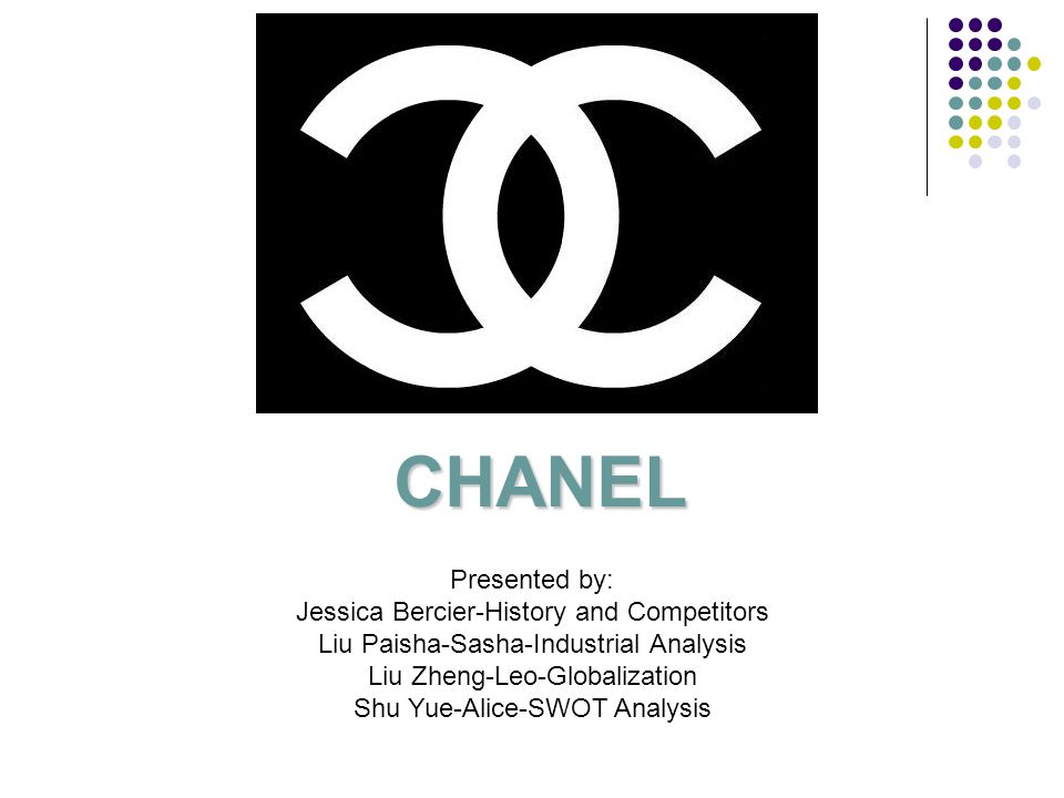 CHANEL Presented by: Jessica Bercier-History and Competitors - ppt download