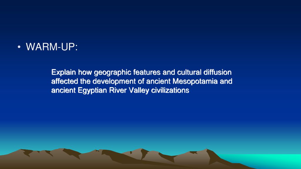 cultural diffusion mesopotamia