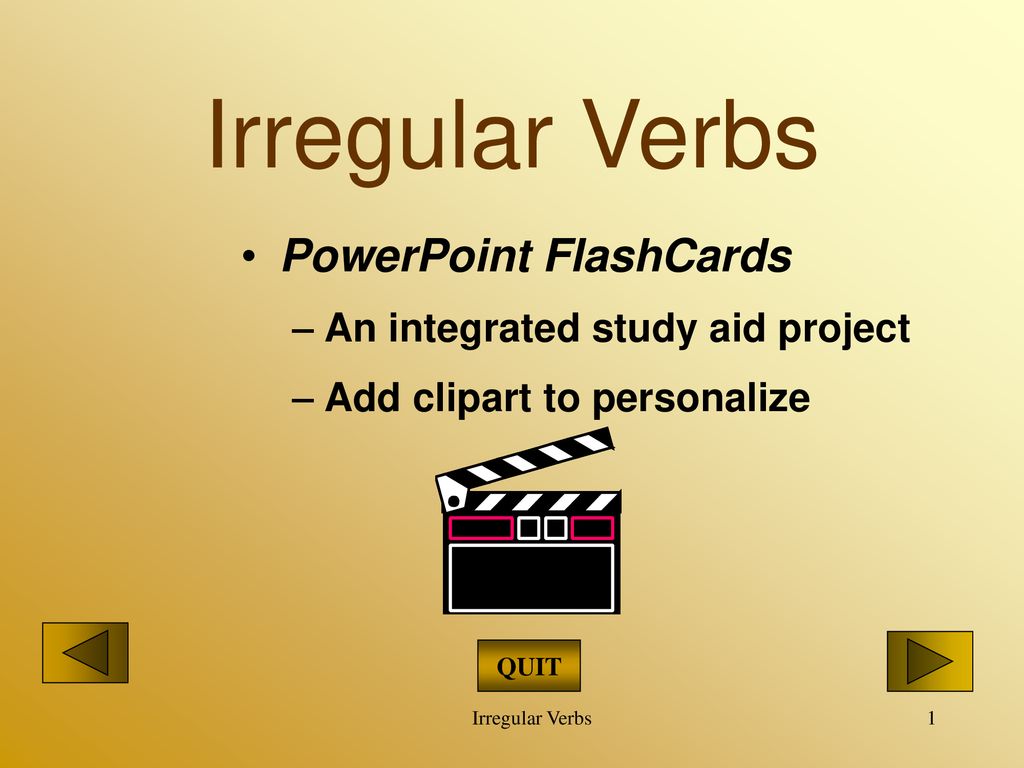 PPT - Ways of Learning Irregular Verbs PowerPoint Presentation, free download - ID:9344240