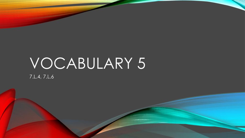 PPT - Unit Five - Words 1-10 - Grade Six PowerPoint Presentation, free download - ID:2773575