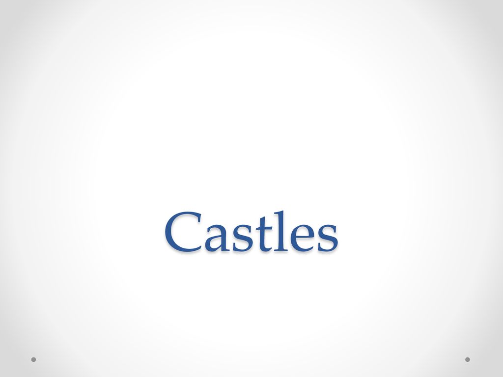 How to pronounce castles