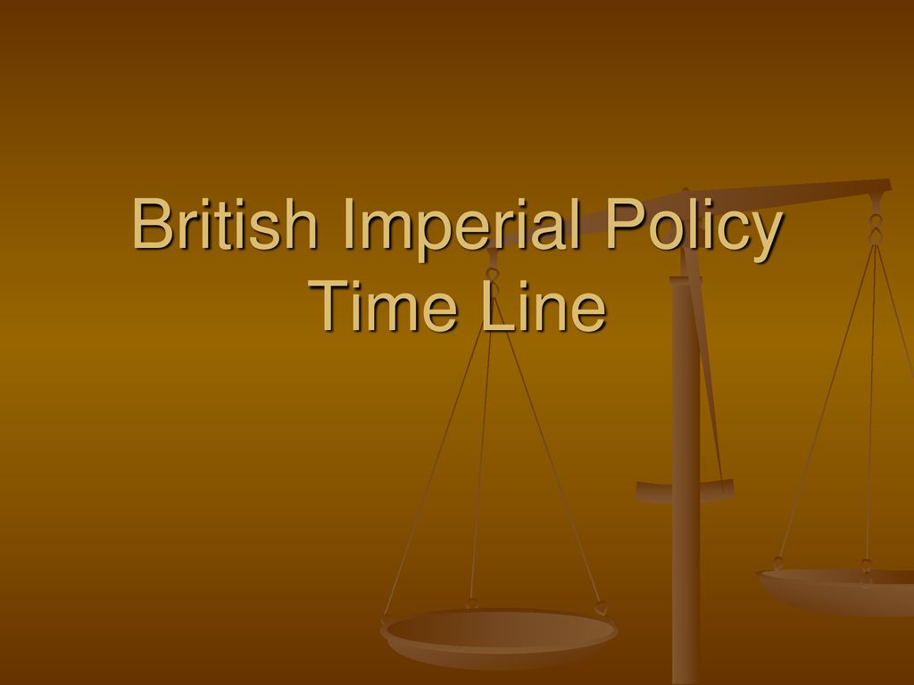 british imperial policy