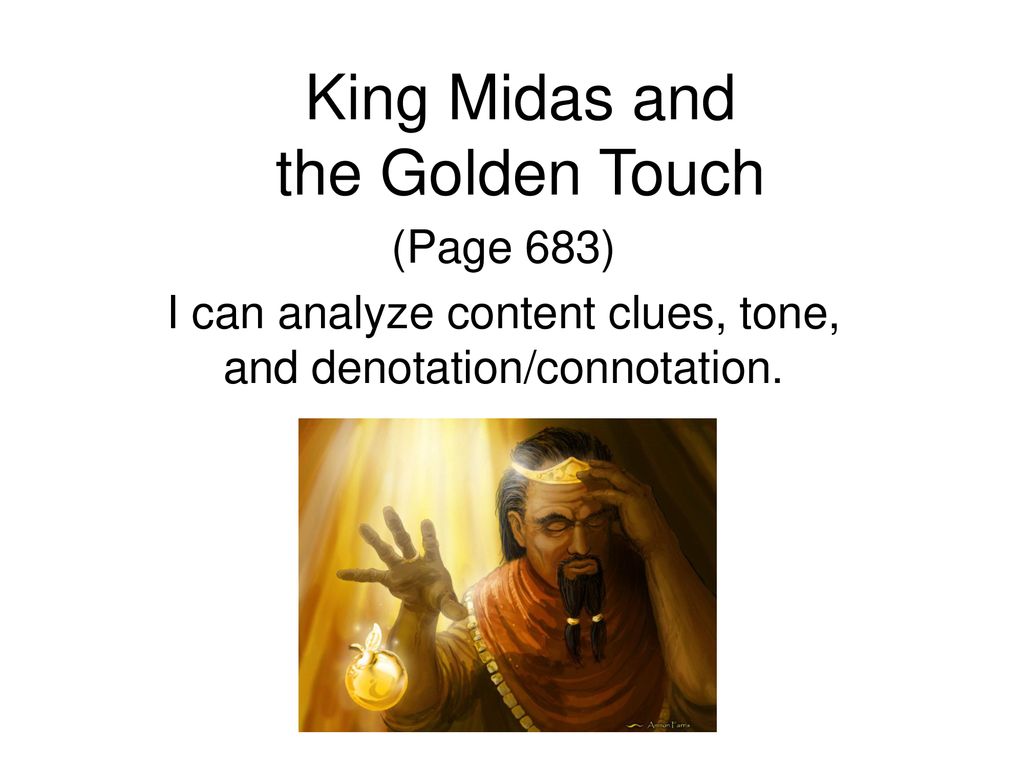 King Midas and the Golden Touch - ppt download