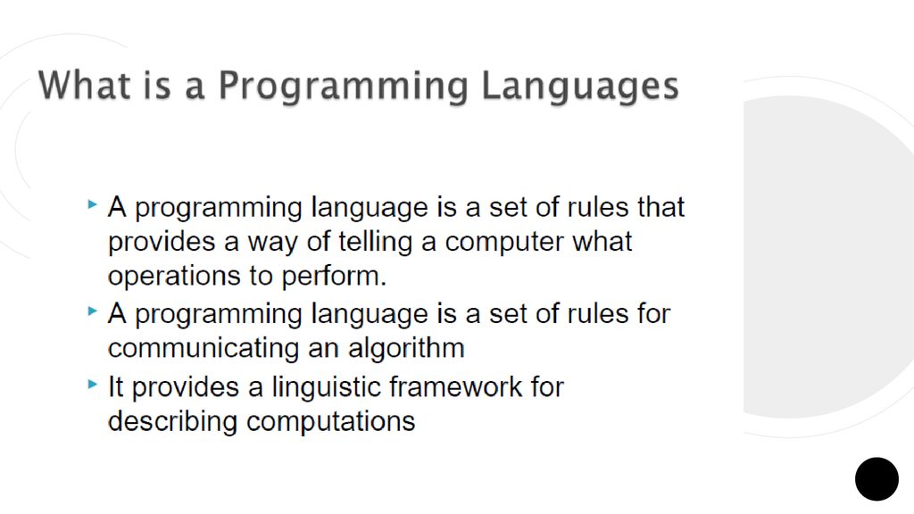 Introduction to programming ppt download