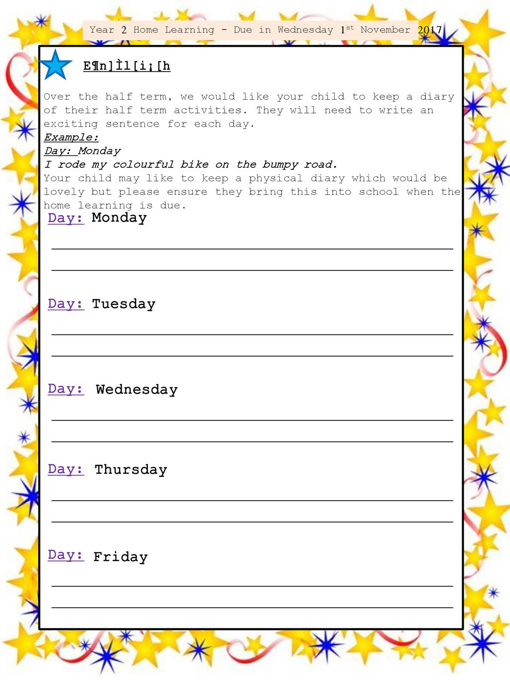 Day Monday Day Tuesday Day Wednesday Day Thursday Day Friday Ppt Download