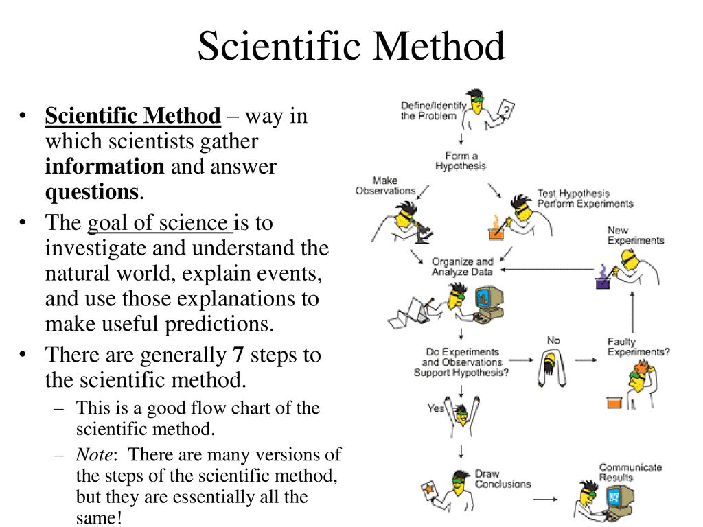 Scientific Method Scientific Method Way In Which Scientists Gather Information And Answer Questions The Goal Of Science Is To Investigate And Understand Ppt Download