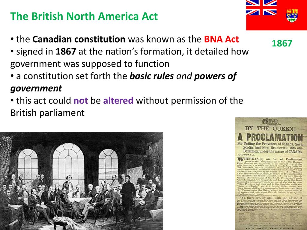 The British North America Act - ppt download