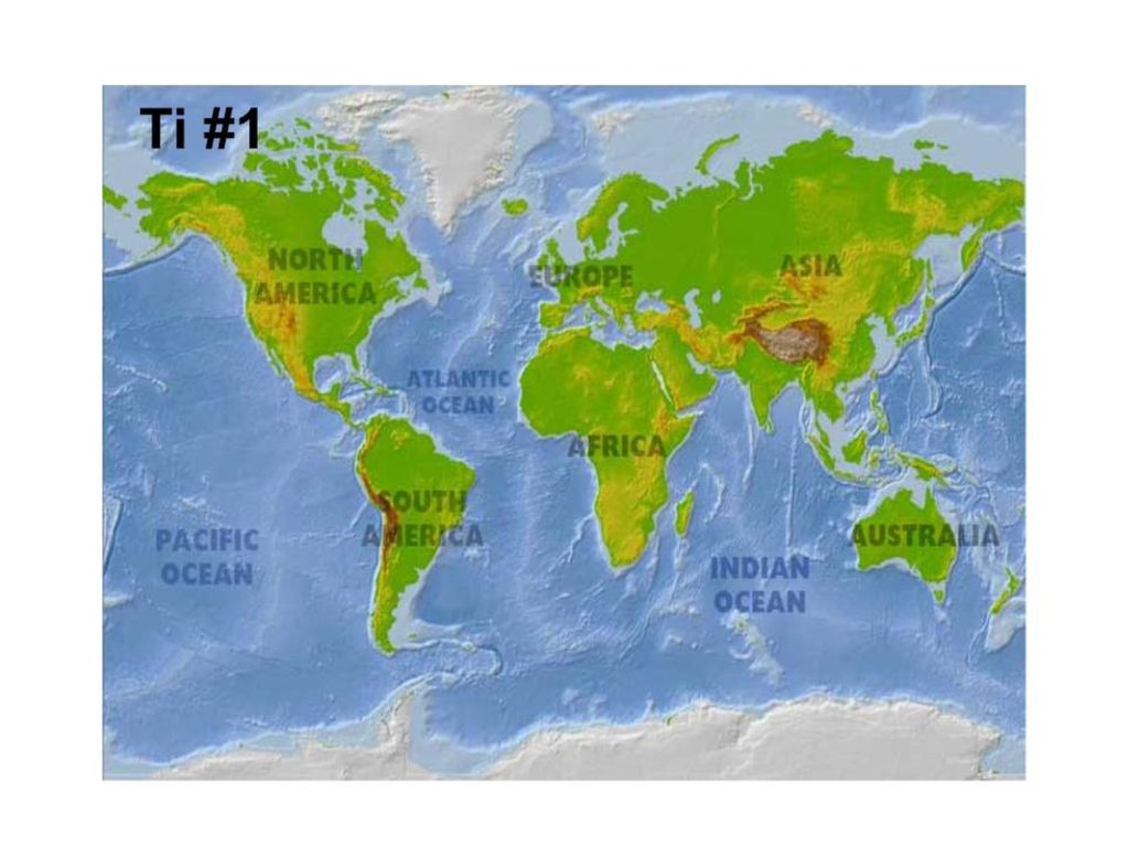 Look at the map of these