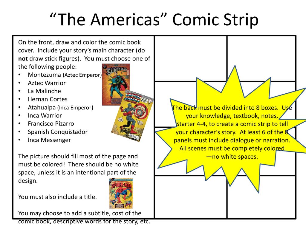 The Americas Comic Strip Ppt Download