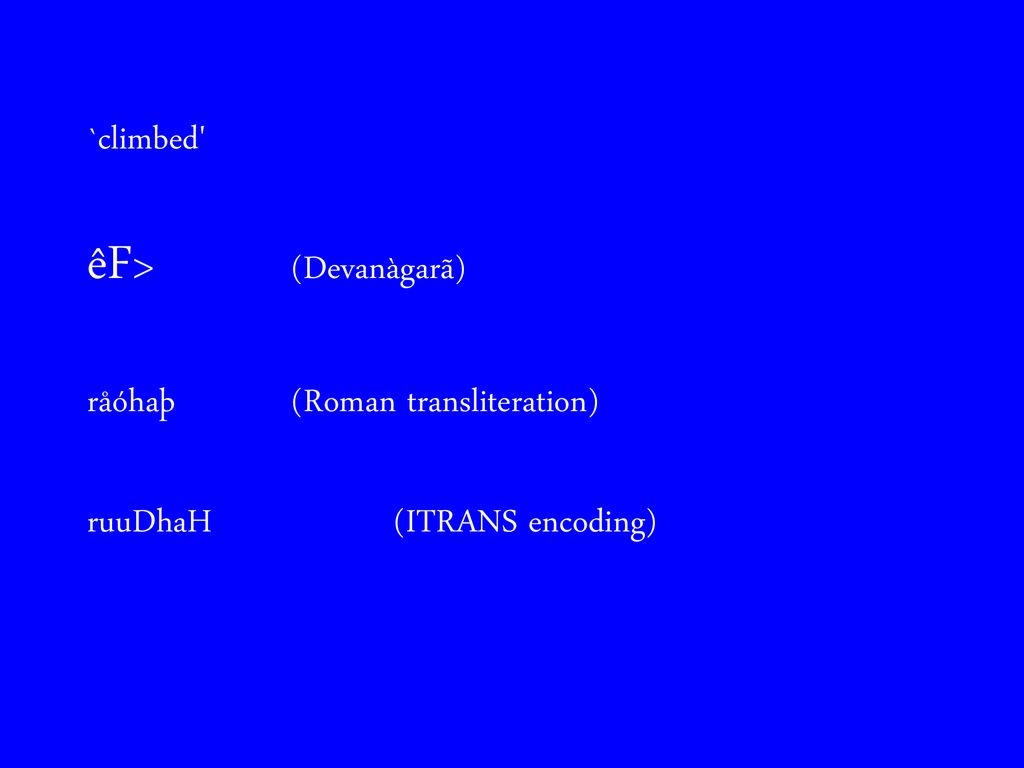 Ef Devanagara Climbed Raohath Roman Transliteration Ppt Download