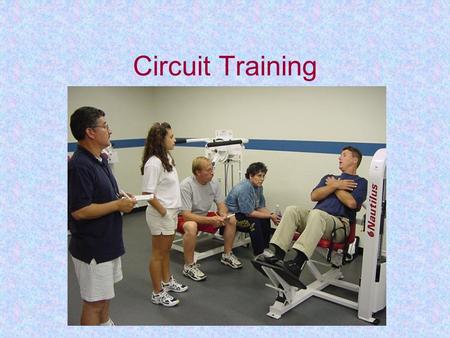 Circuit Training. Circuit training typically involves a series of different exercises that you perform sequentially and continuously for one or more rounds.