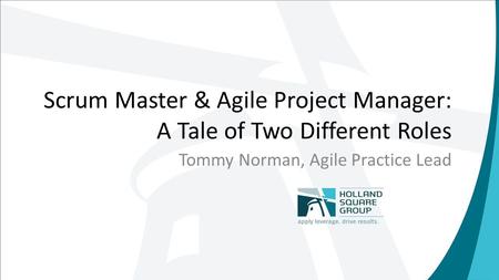 Scrum Master & Agile Project Manager: A Tale of Two Different Roles