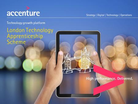 London Technology Apprenticeship Scheme Technology growth platform.