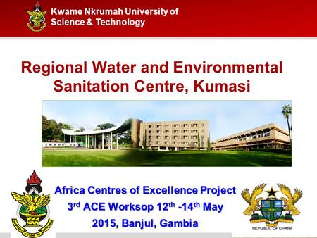 Regional Water and Environmental Sanitation Centre, Kumasi