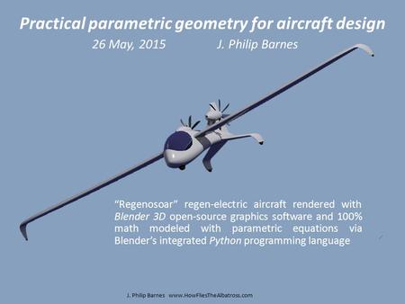 Practical parametric geometry for aircraft design