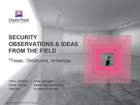 Security Observations & Ideas from the field
