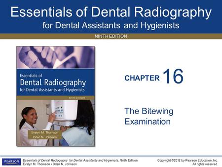 16 The Bitewing Examination.