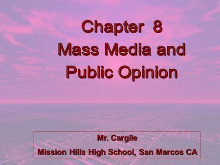 Mission Hills High School, San Marcos CA