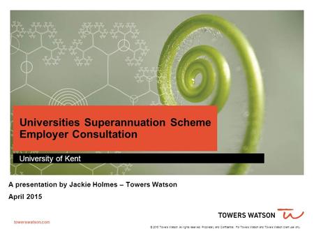 Universities Superannuation Scheme Employer Consultation