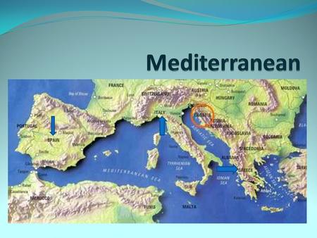 There are three European countries that lie along the Mediterranean Sea: Spain Italy Greece.