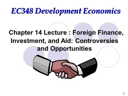 EC348 Development Economics
