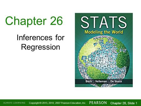 Inferences for Regression