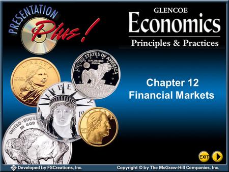 Splash Screen Chapter 12 Financial Markets 2 Chapter Introduction 2 Chapter Objectives Explain why saving is important for capital formation.  Explain.