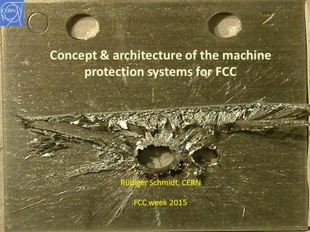 Concept & architecture of the machine protection systems for FCC