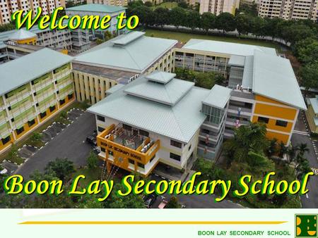 Welcome to Boon Lay Secondary School.