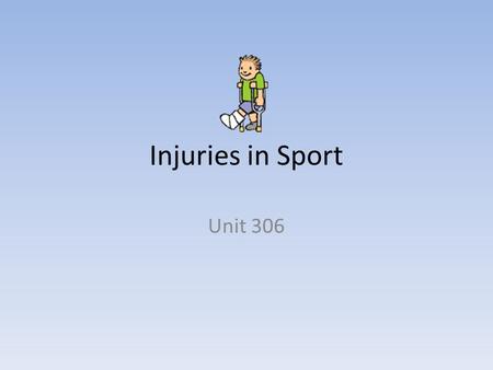 Injuries in Sport Unit 306.