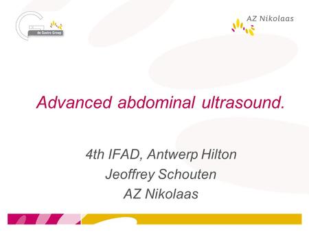 Advanced abdominal ultrasound.