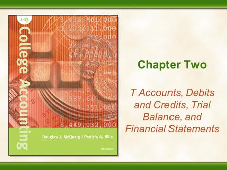 Accounting Is Fun! Chapter Two