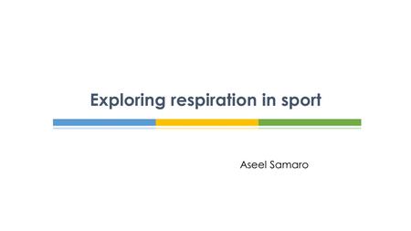 Exploring respiration in sport