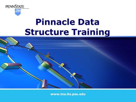 Pinnacle Data Structure Training www.tns.its.psu.edu.
