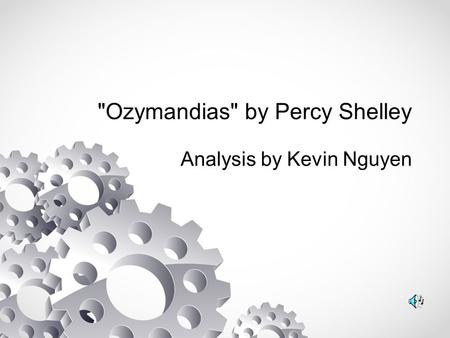 Ozymandias by Percy Shelley