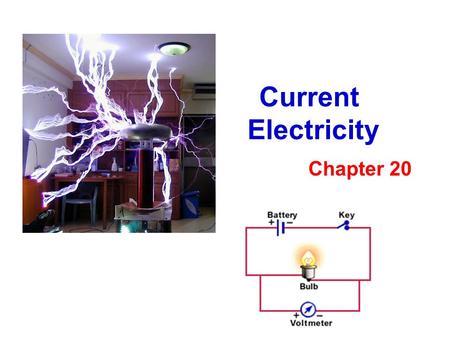 Current Electricity Chapter 20.